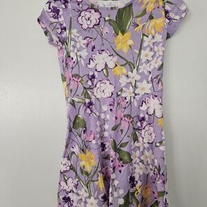 Place Pastel Floral Fabric with Pink and Lavender